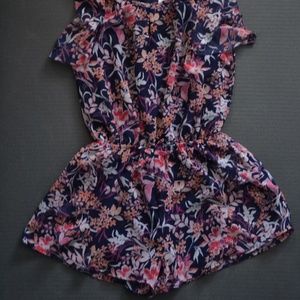 Ella Moss | Floral Girls Romper Sz 8